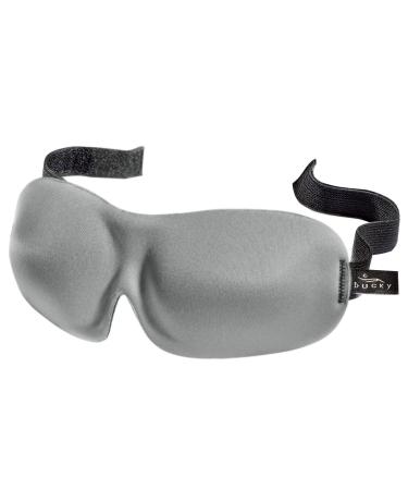 9.5" Solid Gray Unisex Adjustable Sleep Mask