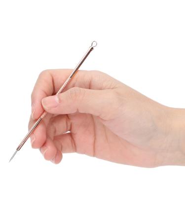 Pimple Removal Extractor Tool Stainless Steel Gold Professional Imple Popper Tool for Professional Salon and Home