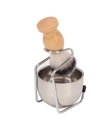 Buy 3-in-1 Shaving Kit for Men | Shaving Brush Set with Holder & Soap Dish for Home & Salon | International Shipping Available - Buy Online on GoSupps.com