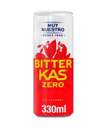 BITTER KAS Zero bitter refreshing drink of plant extracts without alcohol and without sugar tin 33 cl