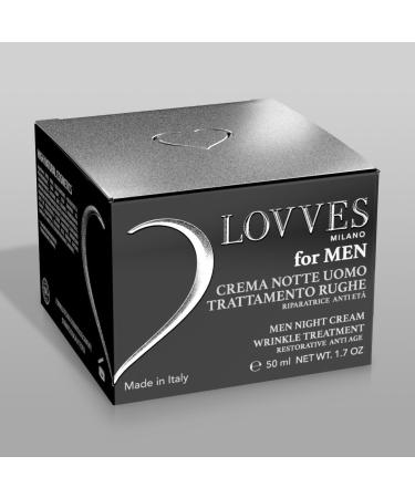 LOVVES Cr me de Nuit Anti-Rides Homme Haute Cosm tique Naturelle R pare la Peau pendant le Sommeil Antioxydante et R g n rante vite le Vieillissement Pr matur Absorption Rapide 50ml - Buy Online on GoSupps.com