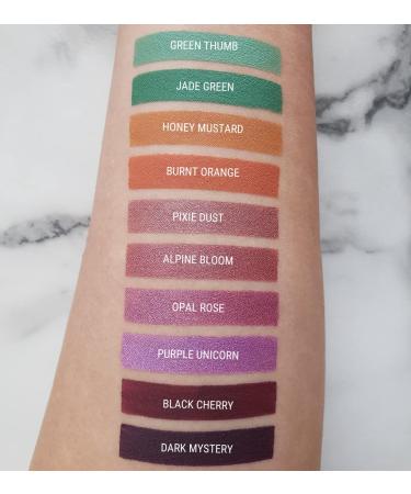 Dusty Rose Metallic Matte Liquid Lipstick - Rosy Chestnut Shimmer | Vegan & Cruelty-Free (Alpine Bloom) - Buy Online on GoSupps.com