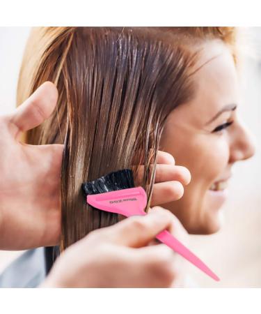 Hair Dye Coloring Kit - Tinting Bowl, Dye Brushes, Sharp Tail Comb - DIY Beauty Salon Tools in Elegant Pink (Set of 3) - Buy Online on GoSupps.com