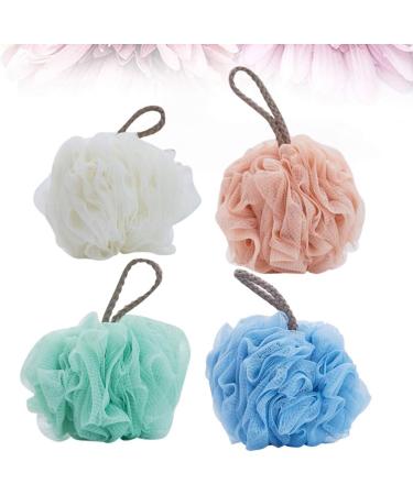 Buy Cabilock 4pcs Cleaning Sponge Set - Bath & Shower Scrubber for Men & Women - Durable Mesh Bath Balls for Effective Cleaning - Buy Online on GoSupps.com
