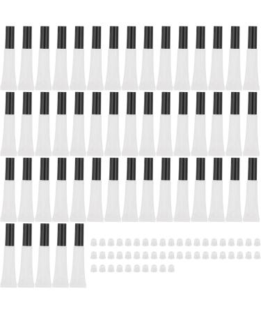 Shanrya Lip Balm Soft Tubes Refillable Lip Balm Soft Tubes 50 Pcs Compact Transparent Bottle Lip Gloss Soft Tubes for Business Travel - Buy Online on GoSupps.com