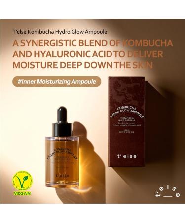 T'else Kombucha Teatox Ampoule Tightening Deep Faical Moisturizing Vegan Hydrate and Soften the Skin 1.01 Fl Oz 30ml - Buy Online on GoSupps.com