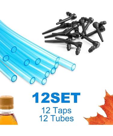 LAMELLIS 12 Set Maple Syrup Taps with 24in Tubes Maple Syrup Supplies Grade Non-Slip Maple Syrup Tapping Kit L-Shaped Tree Taps Easy Install Easy to Use - Buy Online on GoSupps.com