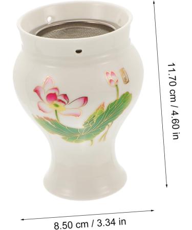 Healvian Ceramic Gua Sha Cup - 1stk Porcelain Massage Tool for Health & Wellness | Moxibustion Vessel 11.7x8.5cm Green - Buy Online on GoSupps.com