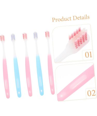 Magiclulu 5-Piece Portable Soft Toothbrush Set | Travel Accessories for Braces | Durable & Wear-Resistant Design - Buy Online on GoSupps.com