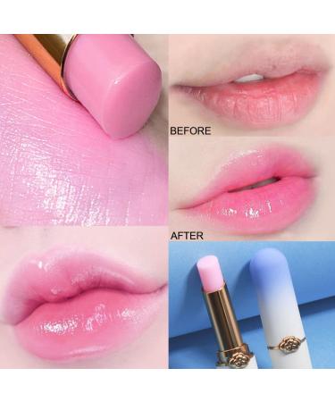 BINGBRUSH Blueberry Color Changing Lipstick Set for Women - Long Lasting & Moisturizing Lip Gloss & Balm - 2 Pcs PH Mood Magic Lip Stain Glossly Makeup - Tinted Lipstick Queen - 2 Count - Buy Online on GoSupps.com