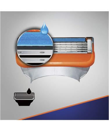 Gillette Fusion5 Razor Blades for Men - 4 Pack | Premium Shaving Experience Worldwide Shipping - Buy Online on GoSupps.com