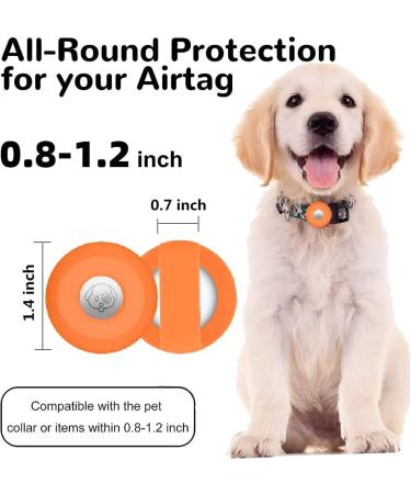 Buy PKQtop Silicone Protective Cover for Apple AirTag - Durable Anti-Lost Locator Case for Dog Collars & Backpacks | Ideal for PETs - International Shipping - Buy Online on GoSupps.com