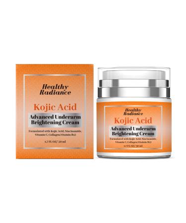 Kojic Acid Underarm Brightening Cream | Dark Spot Corrector with Glutathione Vitamin C & Niacinamide | Non-Greasy Cruelty-Free 1.7 Fl Oz - Buy Online on GoSupps.com