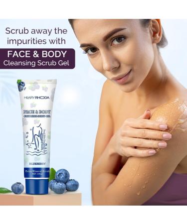 Face & Body Cleansing Scrub Gel | Face & Body Scrub for Women | Dead Skin Cleansing Scrub Gel | Gently Exfoliates Skin Reduce Dirt & Oil - 100 ml - Buy Online on GoSupps.com