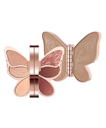 6 Shades Eyeshadow Palette Makeup | Professional Nudes Warm Natural Eye Shadows Highly Pigmented Matte Glitter Long Lasting Eye Shadow Pallet Chocolate Mousse Color