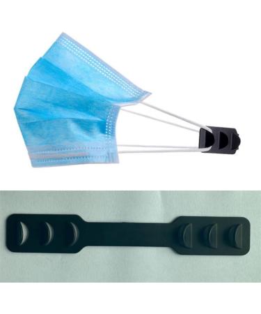 Zerodeko 18 Pack Ear Hook Buckle - Reusable Anti-Slip Ear Loops & Mask Clips for Kids - Black Extension Hooks 14.5x2.6cm - Buy Online on GoSupps.com