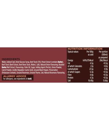 OXO Rich Beef Stock Pots with Rosemary & Onion - 4 x 20g (80g) - Buy Online on GoSupps.com