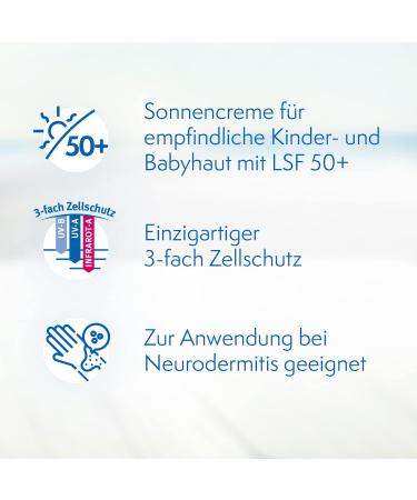 Ladival Kinder LSF 50+ Sonnenschutz-Milch 50ml - High Protection Sun Cream - Buy Online on GoSupps.com