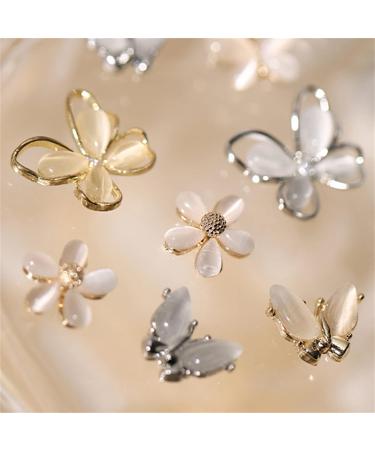 FEIlei Nail Art Charms Zircon Nail Rhinestones Alloy Butterfly-Nail Crystals Diamonds - Buy Online on GoSupps.com
