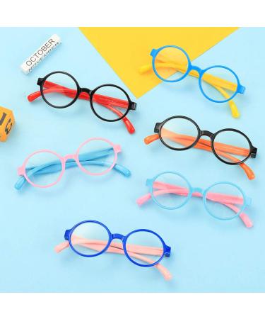 Children's Silicone Frame Glasses | Anti-Blue Light Radiation Resistant Computer Glasses for Kids | Light Black - Buy Online on GoSupps.com