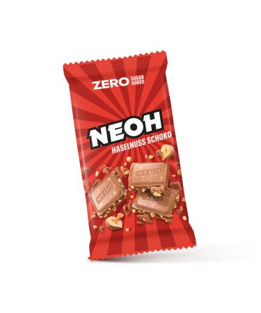 Neoh low carb keto hazelnut chocolate |1G sugar 106 kcal per portion 1x66g |The new alternative to conventional sweets Hazelnut Chocolate 1 piece (66 g) - Buy Online on GoSupps.com