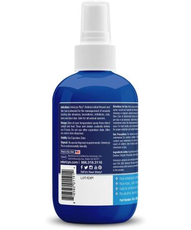 Vetericyn Plus Feline Wound and Skin Care Spray - Itch Relief for Cats, Safe for All Ages 3 oz - Buy Online on GoSupps.com
