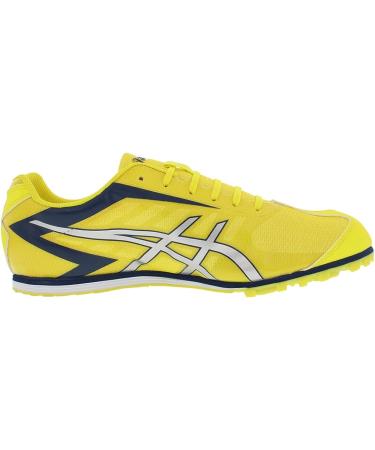 ASICS Men's Hyper LD 5 Track & Field Shoes 12 - Flash Yellow/Silver/Navy - Buy Online on GoSupps.com
