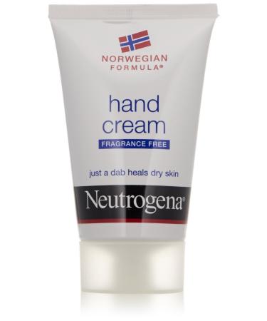 Neutrogena Norwegian Formula Moisturizing Hand Cream Formulated with Glycerin for Dry, Rough Hands, Fragrance-Free Intensive Hand Cream, 2 oz (Pack of 2)