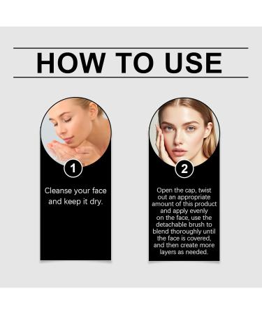 WRANBAO Color Changing Foundation Stick Full to Medium Coverage Makeup Base 2in1 Color Changing Foundation Stick Portable Concealer for Makeup Color Changing with Brush Head 3 3 Pack - Buy Online on GoSupps.com