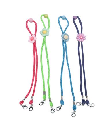 4/7/11 piece of mouth protection lanyard lanyard bracket mouth and nose protection accessories in public transport. Understanding. Adjustable oral cover Hooks (4PC multicolored 1) 4PC multicolored 1