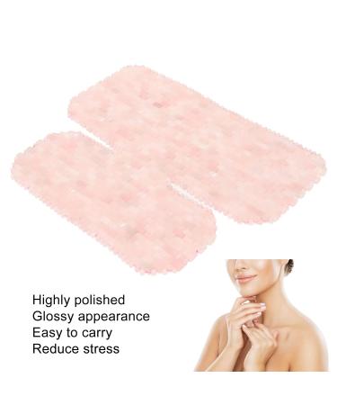 Rose Quartz Neck and Breast Massager | Calming Stress Relief Device | Pink Translucent Health Massager | Perfect Gift for Mother & Girlfriend - Buy Online on GoSupps.com