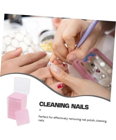 Didiseaon 2 Boxes Nail Wipes Cleaning Wipes Gel Nail Polish Travel Wipes Nail Polish Remover Wipes Makeup Wipes Remover Nail Pads Makeup Wipes Travel Size Dip Powder Nail Remover Cotton 4.80X4.80X0.10CM Pink - Buy Online on GoSupps.com