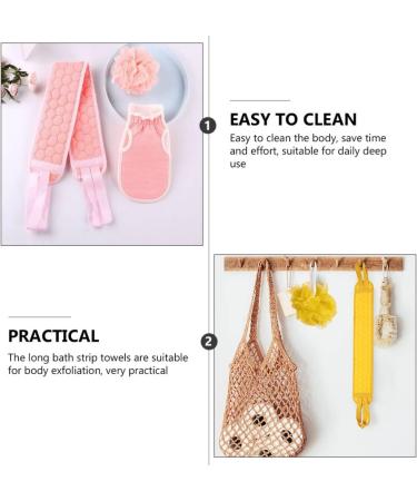 Shop Beaupretty 3-Piece Bath Towel Set | Exfoliating Scrubbers & Loofah | International Shipping - Buy Online on GoSupps.com