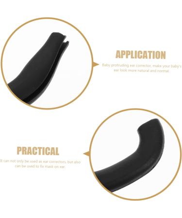 Healeved 12 Pairs Silicone Ear Corrector Cuffs for Infants - Valgus Correction Patch - Black - 4.4x3.6x0.4cm - Buy Online on GoSupps.com