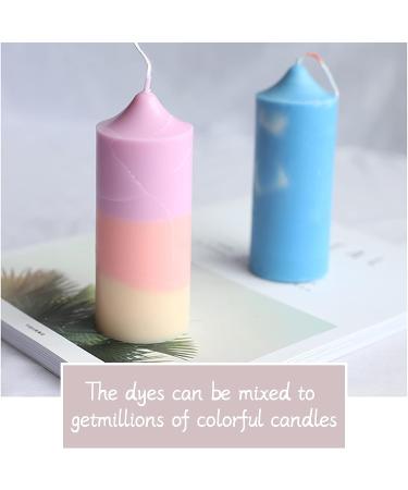 Gift2U DIY Candle Dye - 34 Color Chocolate Shaped Wax Dyes for Soy Candle Making - Buy Online on GoSupps.com