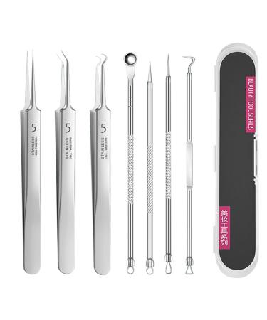 Usiveinborn Blackhead Remover Usiveinborn Tweezers Professional Facial Blackhead Remover Tweezers Tweezers Blackheads (C)