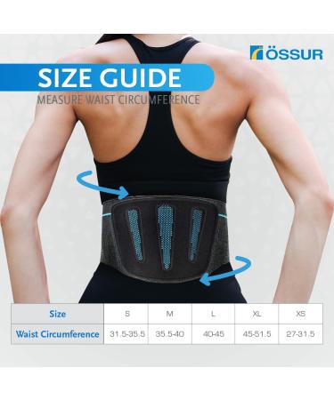  ssur Formfit Pro Back Support | Advanced Lumbar Brace for Pain Relief & Spinal Health | Premium Comfort & Posture Correction (X-Large - Buy Online on GoSupps.com