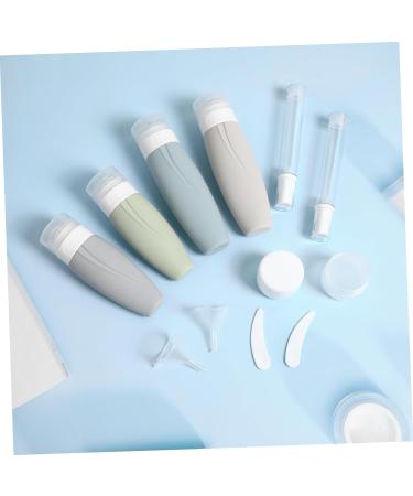 PartyKindom 1 Set Silicone Bottle Set Travel Bottle Travel Containers for Toiletries Travel Shampoo Lotion Dispenser Travel Toiletry Containers Clamshell Storage Set Bottle - Buy Online on GoSupps.com