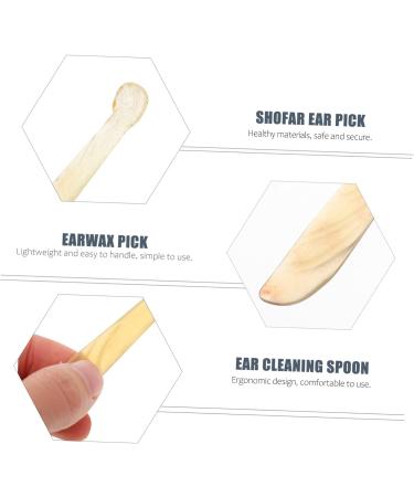 Marmerdo 3pcs Wooden Earwax Cleaner Spoons | Ear Cleaning Tools for Men and Women | Portable and Removable | Home Cleaning and Massage - Buy Online on GoSupps.com