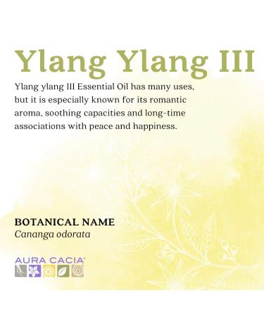 Aura Cacia Ylang Ylang Essential Oil - 100% Pure, 0.5 fl oz (15 ml) - Buy Online on GoSupps.com
