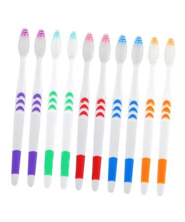 Frcolor 30st disposable toothbrush friendly toothbrush Bulk-toothbrush travel toothbrush disposable toothbrush toothbrush hotel toothbrush clean tool toothbrush around mandrel
