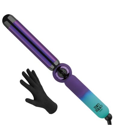 Bed Head Rough Volume Digital Hair Curling Wand | Fast Heat Up and Massive Shine, (1-1/4 in) 1.25 Inch (Pack of 1)