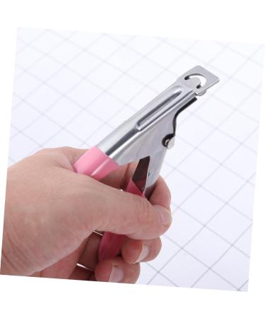 minkissy Fingernail Clipper False Nail Tip Clipper Nail Scissors Coffin Nail False Nails Nail Tool Nails Tools Nail Art Scissors Pedicure Tool False Nail Clipper Manicure Acrylic medium Rosy - Buy Online on GoSupps.com