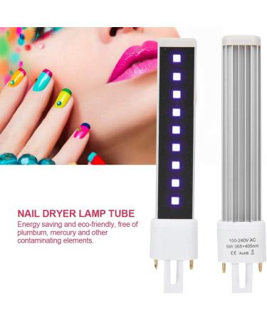Dingln 365 + 405 Nm Dual Light Source 9W Nail Gel Curing Dryer Replacement Lamp Bulb - International Shipping Available - Buy Online on GoSupps.com