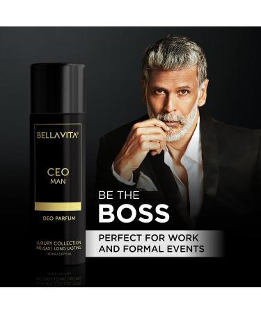 Be.lla Vi.ta Lu.xu.ry Black Edition Gift Set with CEO Man EDP Perfume 100ml Body Parfum Deodorant 150ml & Refreshing Shower Gel for Deep Cleansing 250ml - Buy Online on GoSupps.com