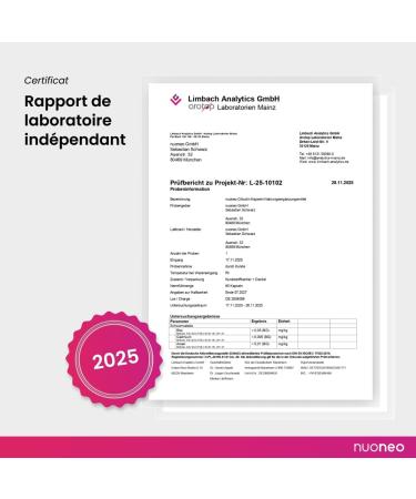 Citicoline CDP-choline 60 g lules de 500mg haute biodisponibilit pas d'additifs 500 mg complets de citicolin/CDP Cholin par g lule de nuoneo - Buy Online on GoSupps.com