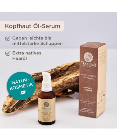 Huile anti-pelliculage pour des cheveux sains - Avec 14 herbes ayurv diques de l'Himalaya et du romarin - Buy Online on GoSupps.com