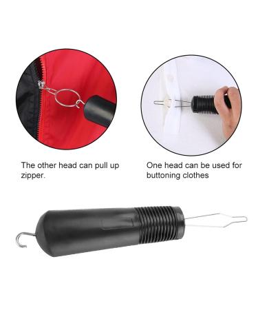 Button Hook and Zipper Pull Button Hook Helper for Easy Button and Fastener One Hand Buttons Aids Button Assist Device with Wide Handle for Disabled Arthritis Limited Dexterity - Buy Online on GoSupps.com
