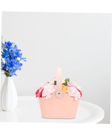 Beatifufu Box Portable Flower Basket Rose Petal Soap Flower Soap Flower Decorative Soap Rose Petals Decorations Roses Scented Soap Miss Flowers Pink Bath Flower Plastic Leaf - Buy Online on GoSupps.com