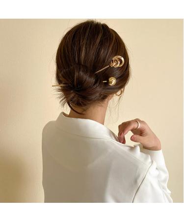8 Pcs Vintage Metal Hair Sticks - Chinese Hair Jewelry Accessories for Long Hair Women - Buy Online on GoSupps.com